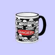 Scull & Crossbone Danger mugs