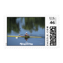 Sculling Postage Stamp