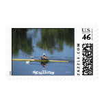 Sculling Postage Stamp