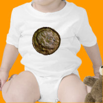 Sculpted Coin with Ancient Look t-shirts