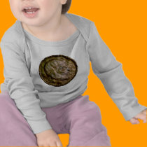 Sculpted Coin with Ancient Look t-shirts