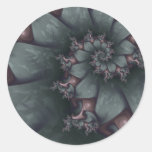 Sculptered Spiral Sticker