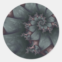 Sculptered Spiral Sticker