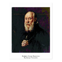 Sculptor Jacopo Sansovino By Jacopo Tintoretto Post Cards