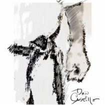 Sculpture by Don Castillo 'the Martial ARTist' Acrylic Cut Out