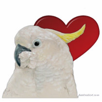 Sculpture - Cockatoo photo sculptures by pawtraitart Sculpture - Cockatoo photo sculptures