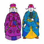 Sculpture: Emperor &amp; Empress Cut Outs