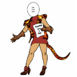 Sculpture: "Foxy Lady" Photo Cut Out