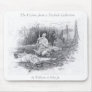 Sculpture in white marble mouse pad