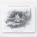 Sculpture in white marble mousepads