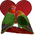 Sculpture - Lovebirds photo sculptures