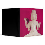 Sculpture of Brahma with four faces 2 Vinyl Binders
