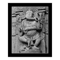 Sculpture Of Lord Ganesha posters