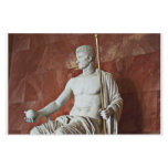 Sculpture of Roman man with ball and staff Personalized Stationery