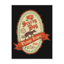 Scurvy Dog Orange Lager postcards