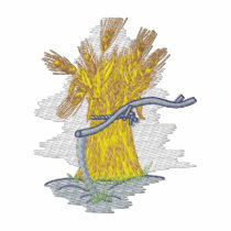 Scythe and Wheat embroidered shirts by ZazzleEmbroidery Scythe and Wheat embroidered shirts