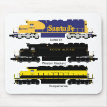 SD40 Diesel Electric Locomotive Mousepad by Bigboy20769 SD40 Diesel Electric Locomotive Mousepad
