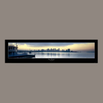 SD_Downtown_sunrise_Panorama posters