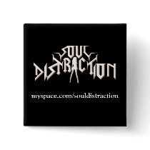 SD First Black Button by souldistraction SD First Black Button