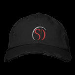 SDC Distressed Twill Cap embroidered hats