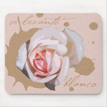 Se Levanto Blanco Mousepad
