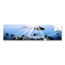Sea abyss landscape bumper sticker