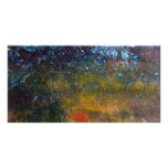 Sea at Night. Abstract Painting. Photo Cards