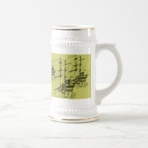 Sea Battle Tankard mugs