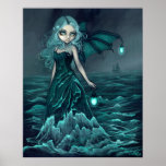 Sea Beacon gothic sea fairy Art Print posters