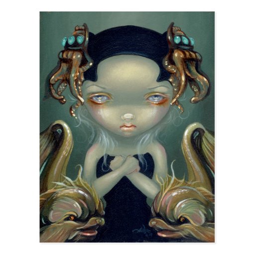 "Sea Beasties I" Postcard