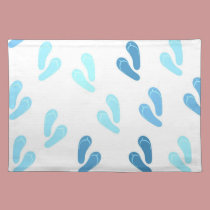 Sea Blue Flip Flops placemats