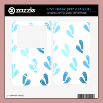 Sea Blue Flip Flops skins
