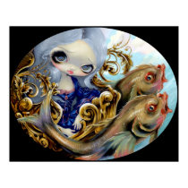 Sea Chariot ART PRINT Rococo Mermaid Surrealism