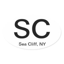 Sea Cliff- A country on its own! stickers
