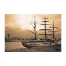 Sea Cloud II Stretched Canvas Print