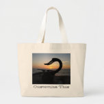 Sea Creature Statue; Customizable Tote Bag