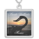 Sea Creature Statue; Puerto Vallarta, Mexico Pendants