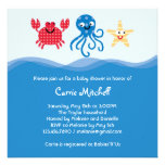 Sea Creatures Baby Shower Invitation