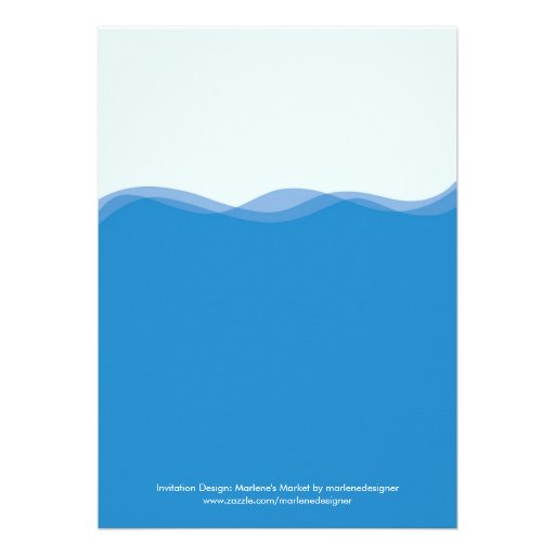 Sea Creatures Baby Shower Invitation