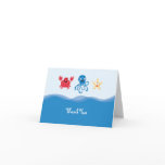 Sea Creatures Thank You Card