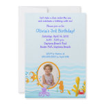 SEA CRITTERS Under the Sea *PHOTO* Birthday 5x7 Invites