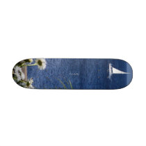 "Sea Daisy Sailboat" Skateboard