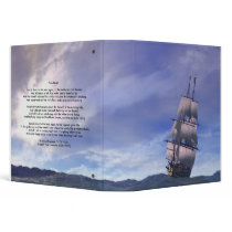 'Sea Fever' 1.5" ring binder.