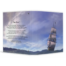 "Sea Fever" 1" ring binder