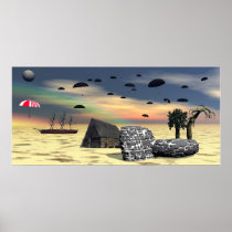 Sea Floor??? surrealism image posters