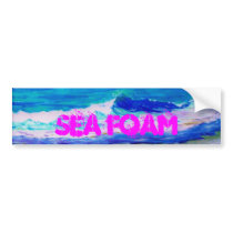 Sea Foam Bumper Sticker