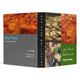 Sea Food Delicacies binder