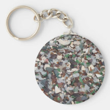 Sea Glass at Glass Beach - Bermuda Key Chains