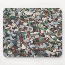 Sea Glass at Glass Beach - Bermuda Mouse Pads