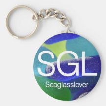 Sea Glass Lover Keychain